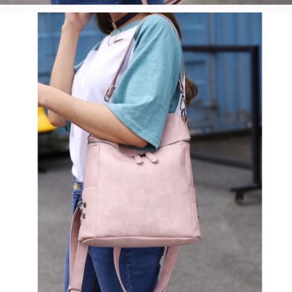 Dusty rose backpack - Picture 4 of 8